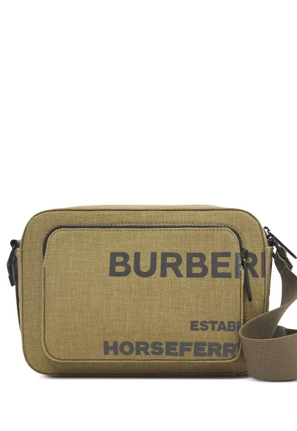 Burberry Horseferry axelremsväska - Grön