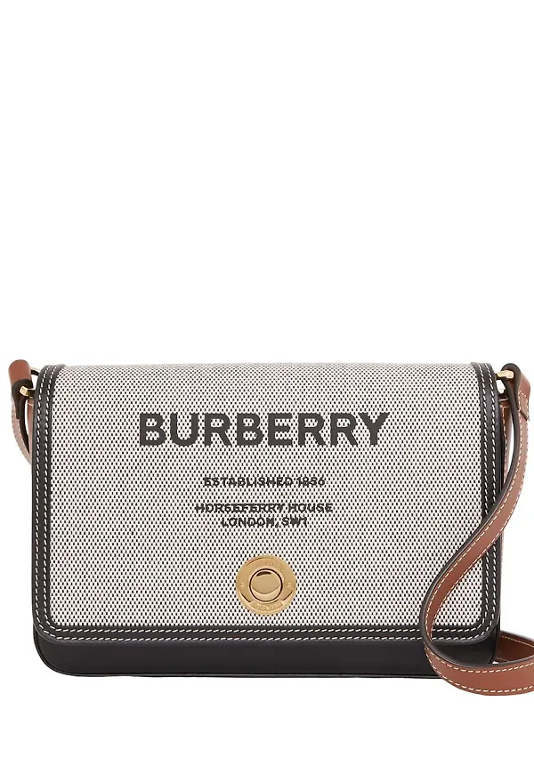 Burberry Horseferry axelremsväska - Svart