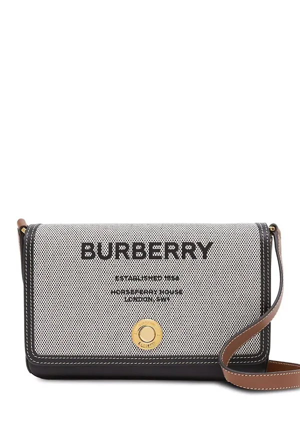 Burberry Horseferry axelremsväska - Svart