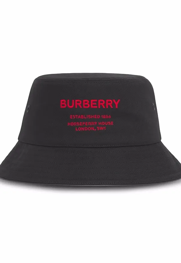 Burberry Horseferry fiskehatt - Svart