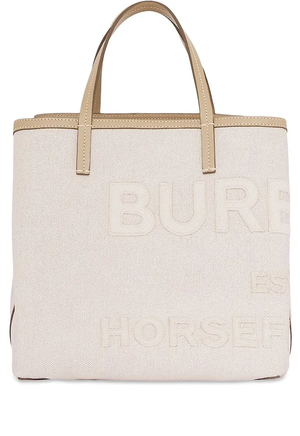 Burberry Horseferry liten totebag - Neutral