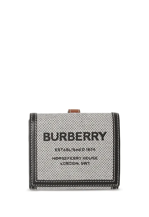 Burberry Horseferry vikt plånbok - Svart