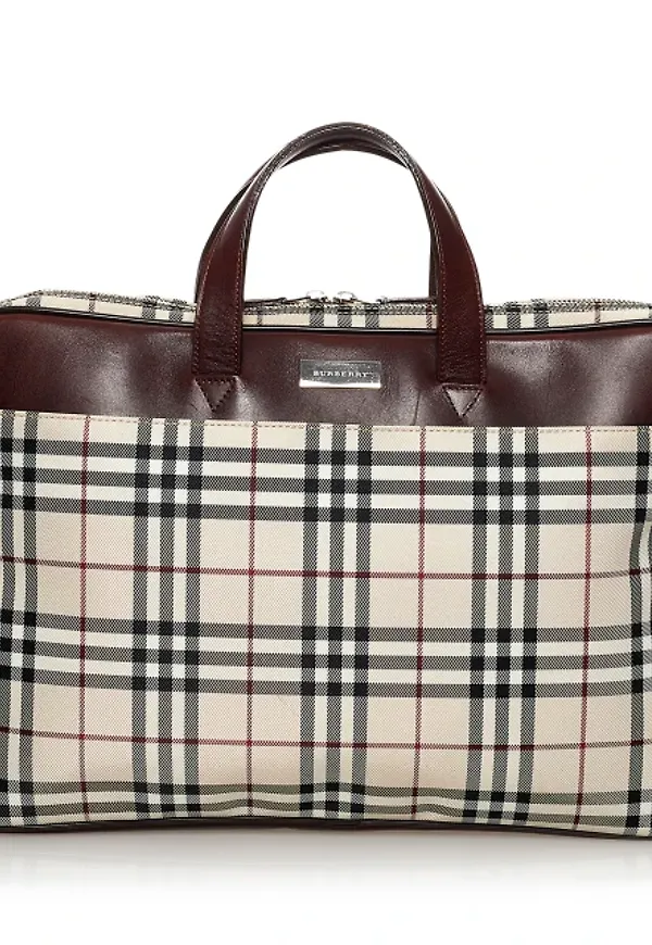 Burberry House Check Nylon Business Bag