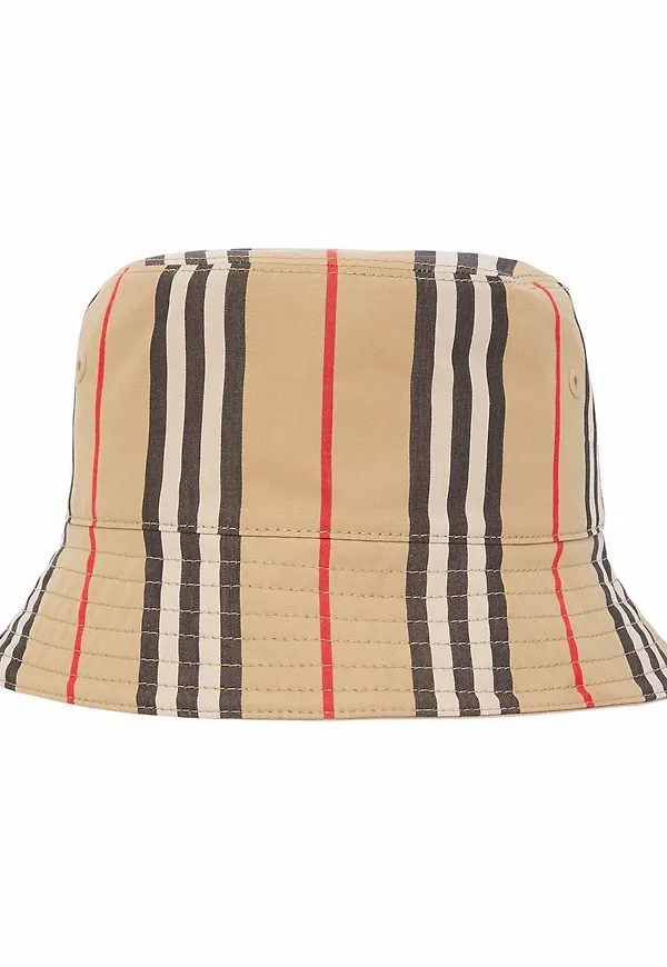 Burberry Icon Stripe fiskehatt - Neutral