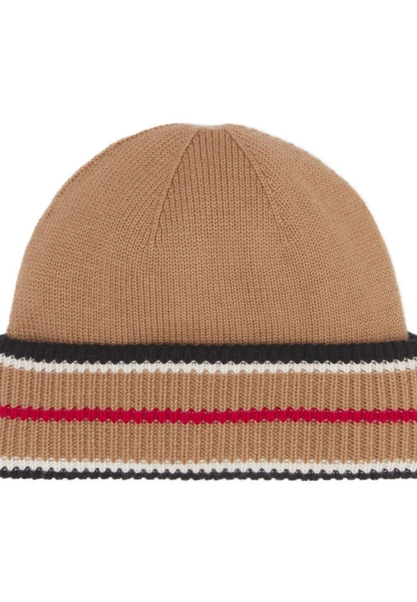 Burberry Icon Stripe mössa - Neutral