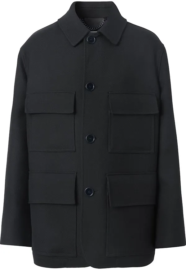 Burberry jacka med fickdetalj - Svart