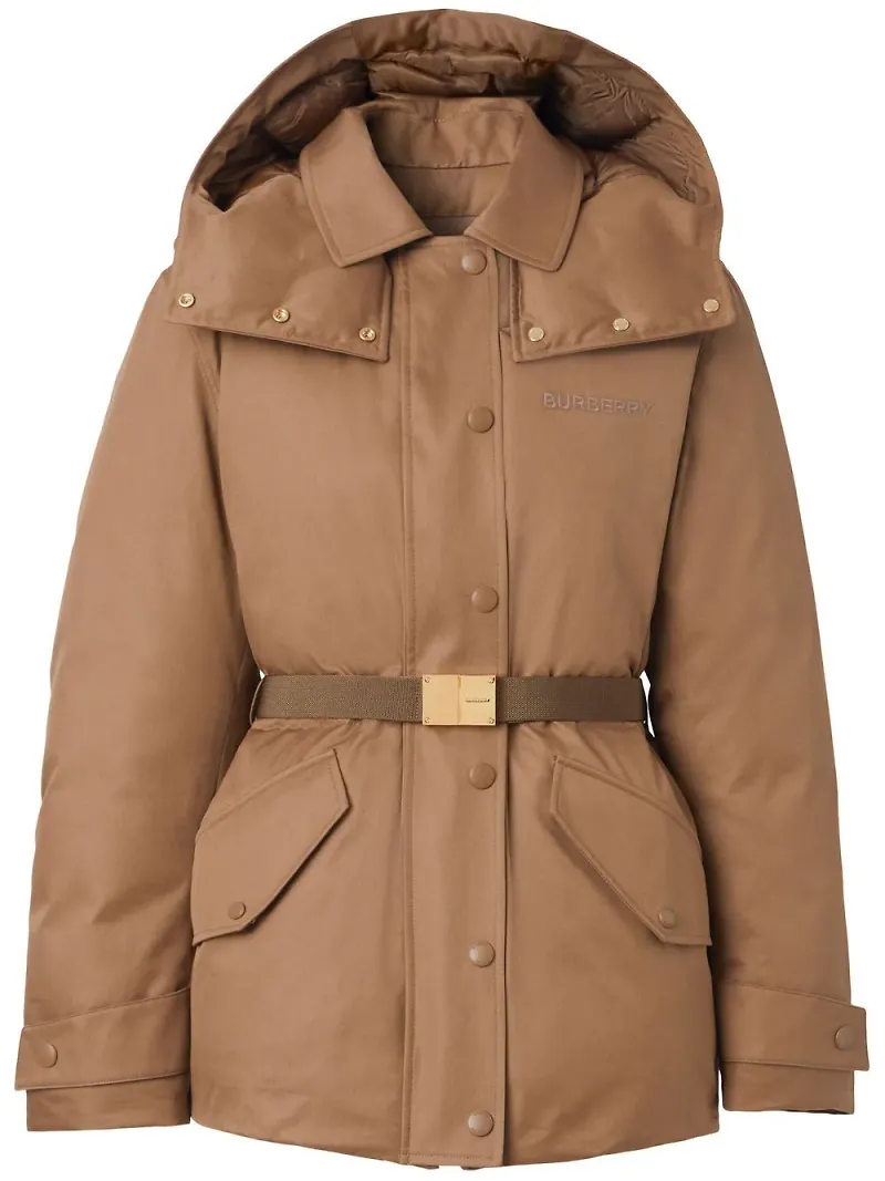 Burberry jacka med huva - Brun