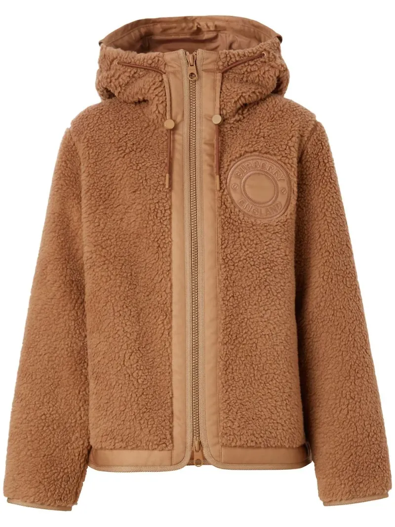 Burberry jacka med huva - Brun