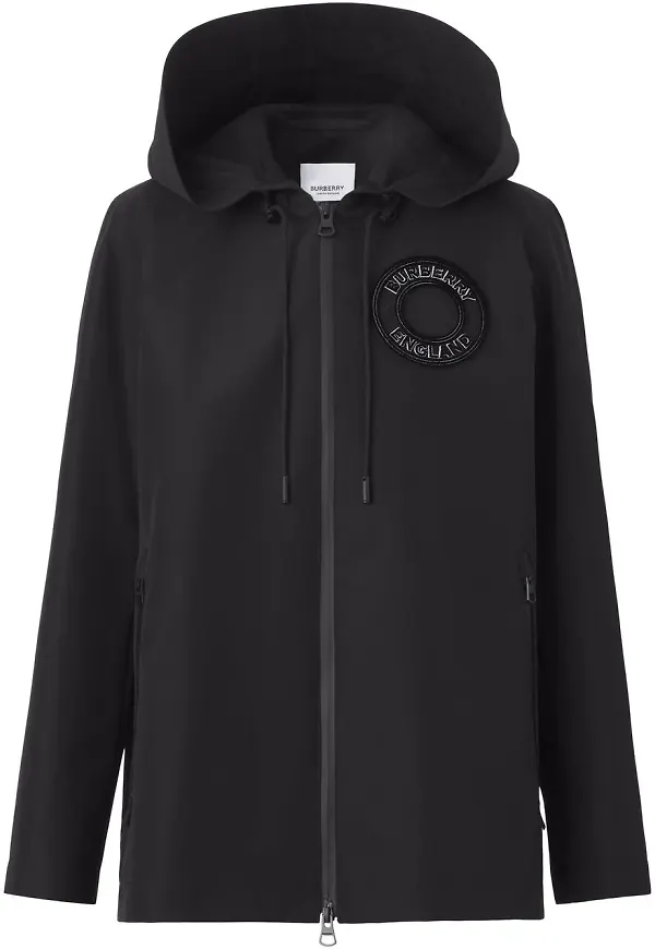 Burberry jacka med huva - Svart