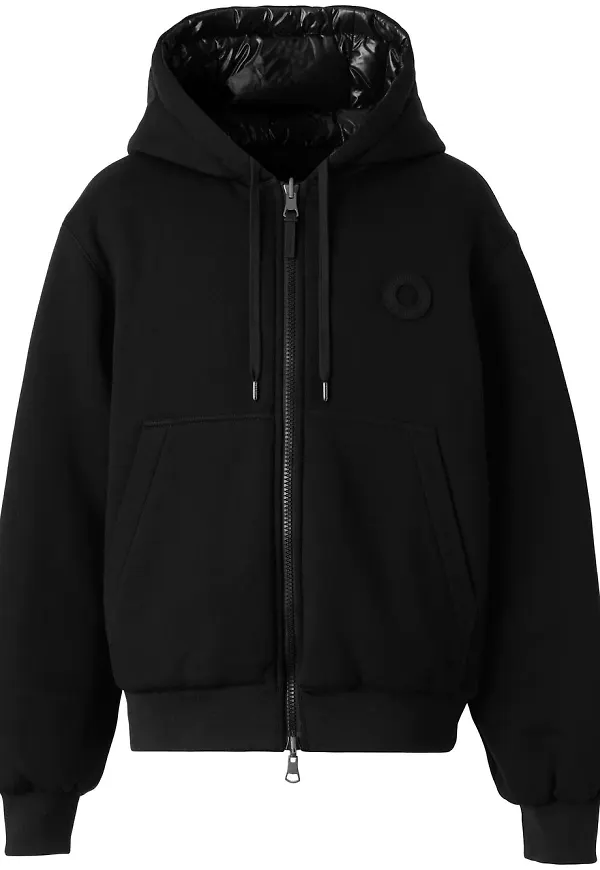 Burberry jacka med huva - Svart