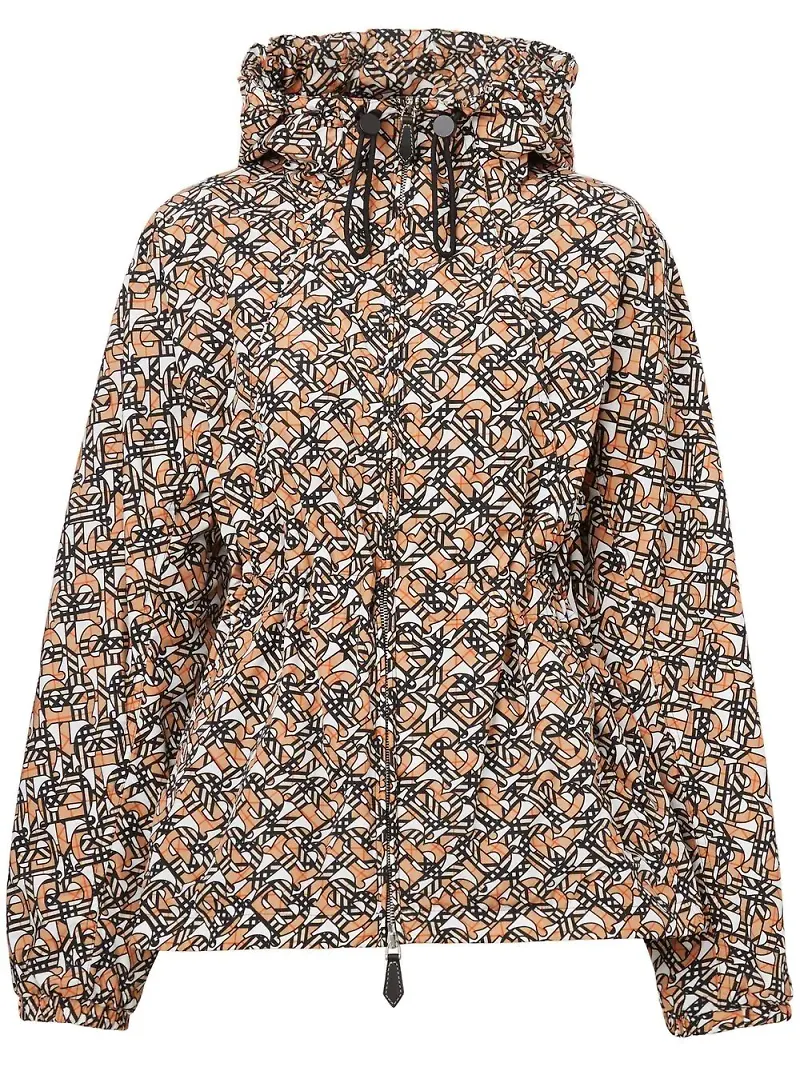 Burberry jacka med huva - Vit