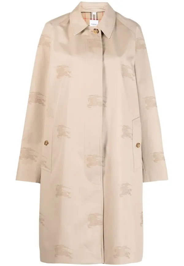 Burberry kappa med brodyr - Neutral