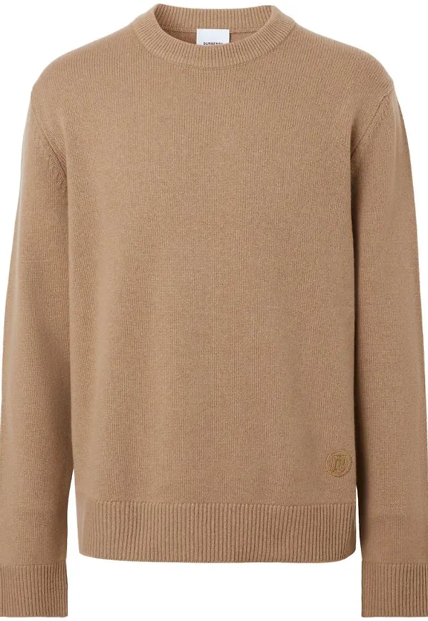 Burberry kashmirtröja med monogram - Neutral