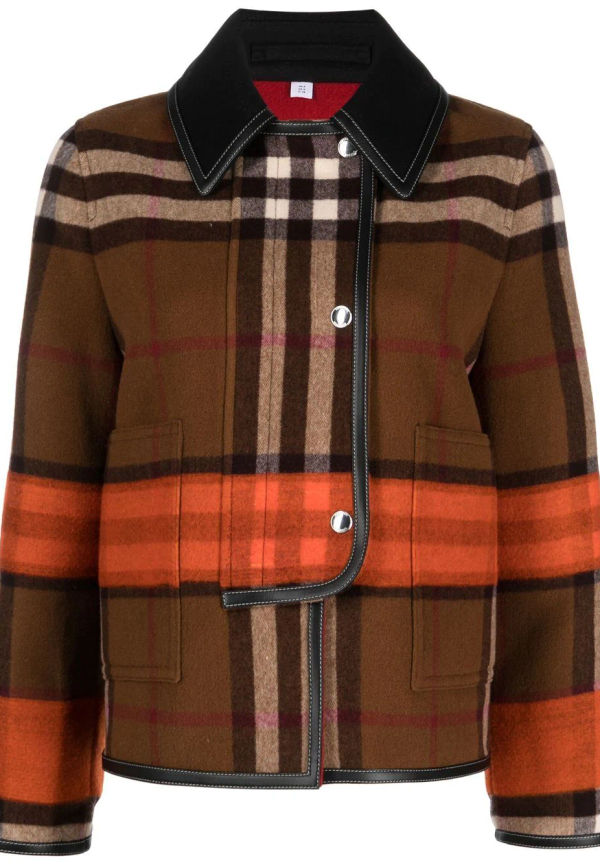 Burberry kashmirväst med sidoknäppning - Brun