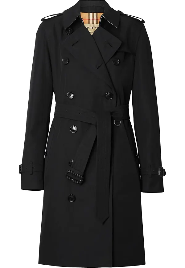 Burberry Kensington trenchcoat - Svart