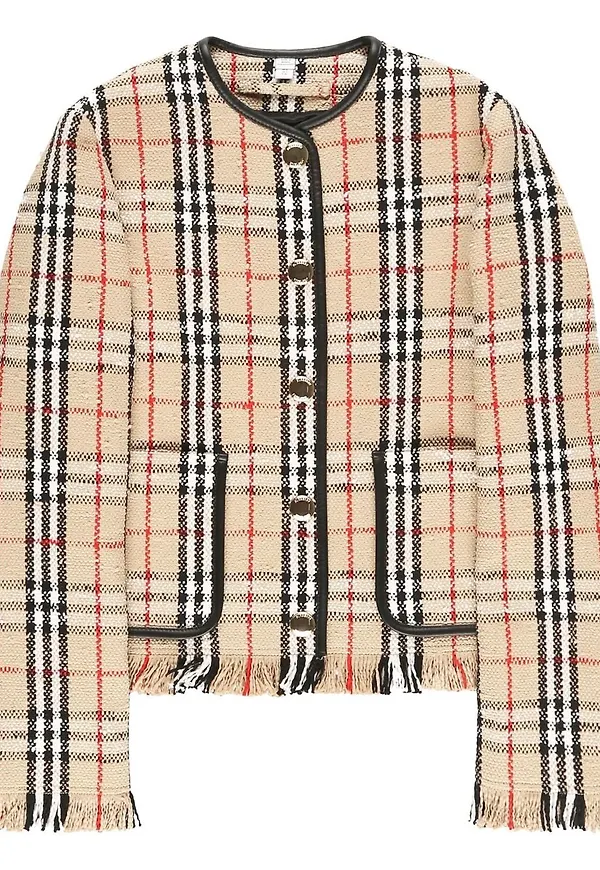Burberry kort jacka - Neutral
