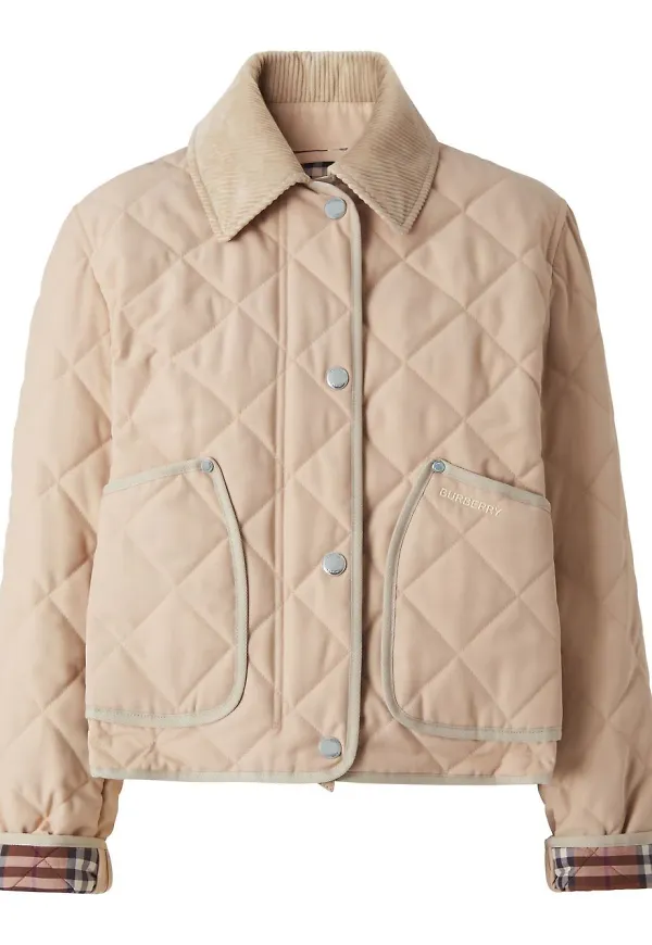 Burberry kort jacka - Neutral