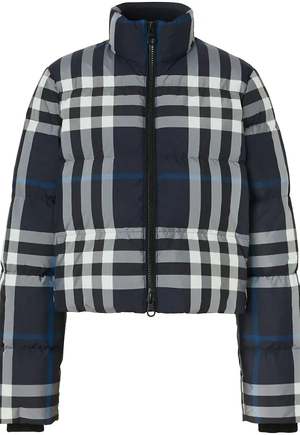Burberry kort puffjacka - Blå