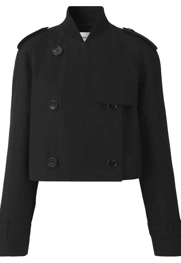 Burberry kort trenchcoat - Svart