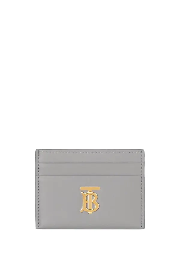 Burberry kortfodral med monogram - Grå