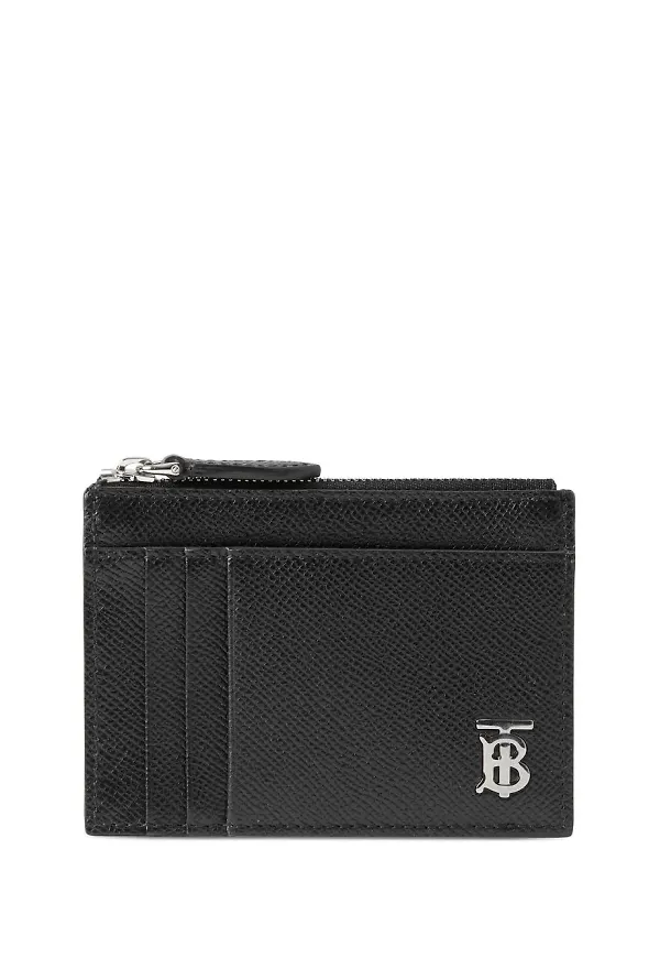 Burberry korthållare med dragkedja - Svart