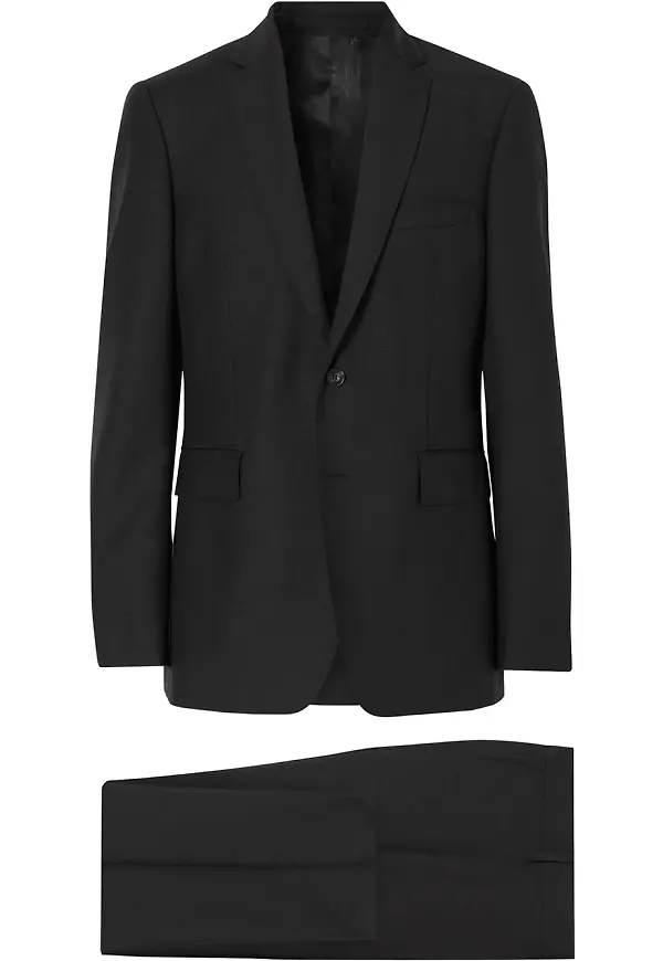 Burberry kostym med smal passform - Svart