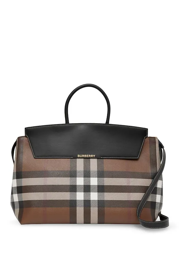 Burberry large Catherine tote bag - Brun