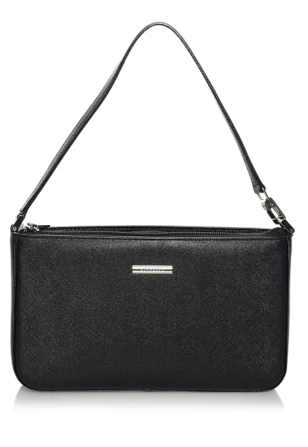 Burberry Leather Baguette