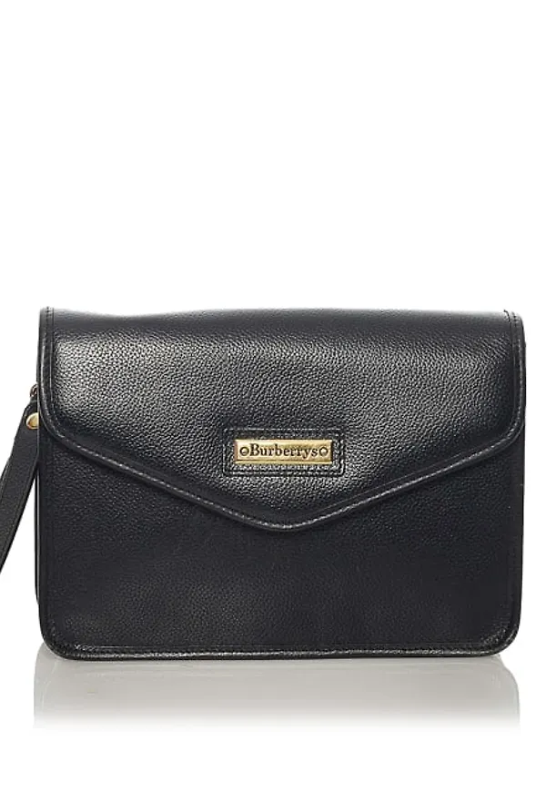 Burberry Leather Clutch Bag