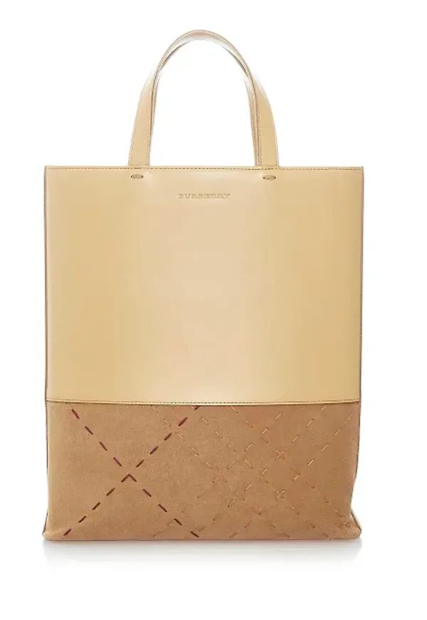 Burberry Leather Tote Bag