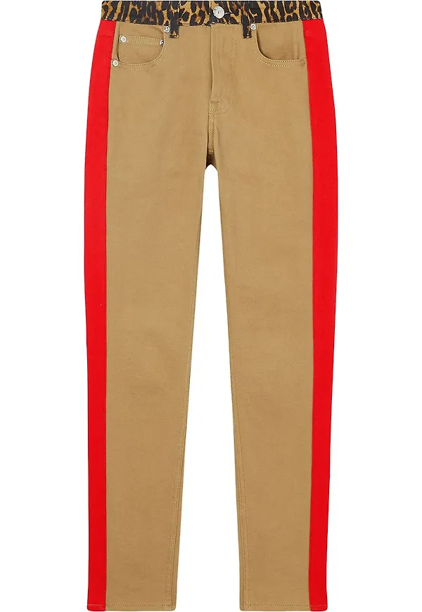 Burberry leopardmönstrade skinny-jeans - Neutral