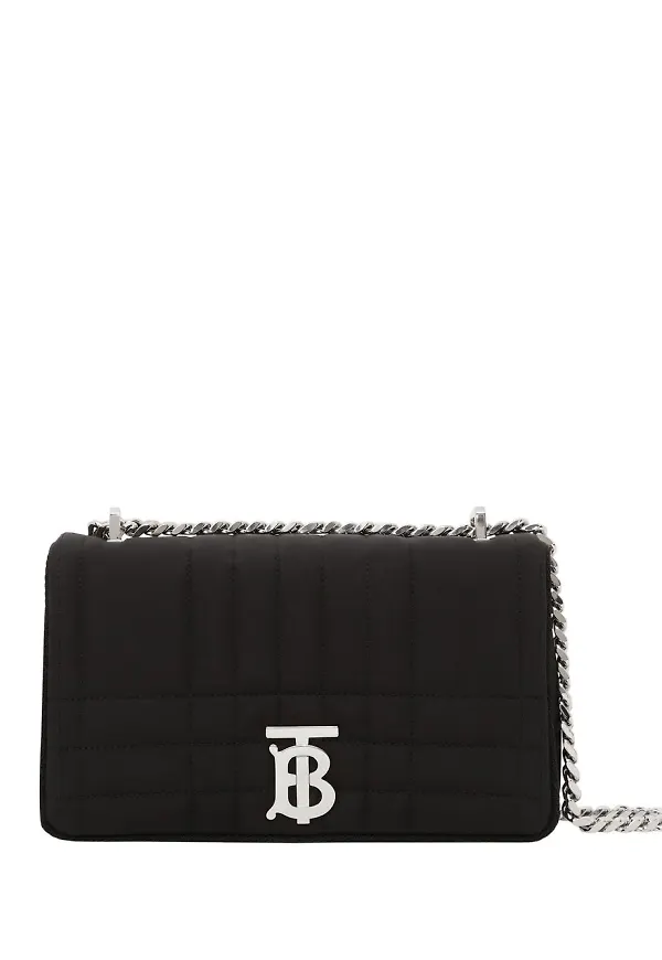 Burberry Lola liten axelremsväska - Svart