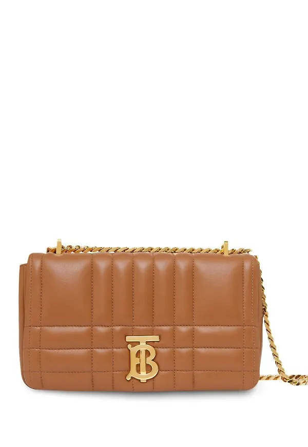 Burberry Lola liten quiltad väska - Neutral