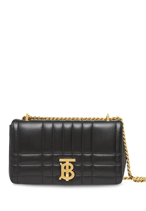 Burberry Lola liten quiltad väska - Svart