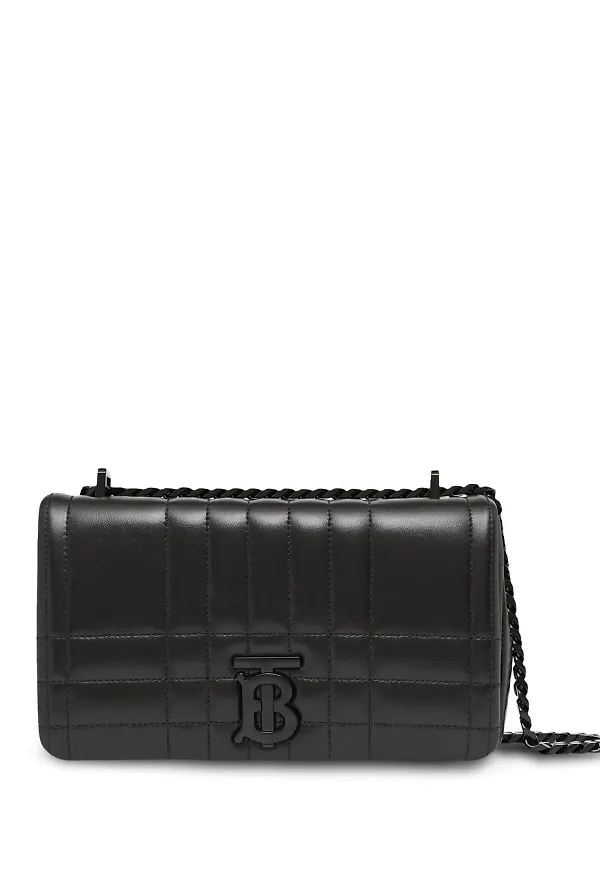 Burberry Lola liten quiltad väska - Svart
