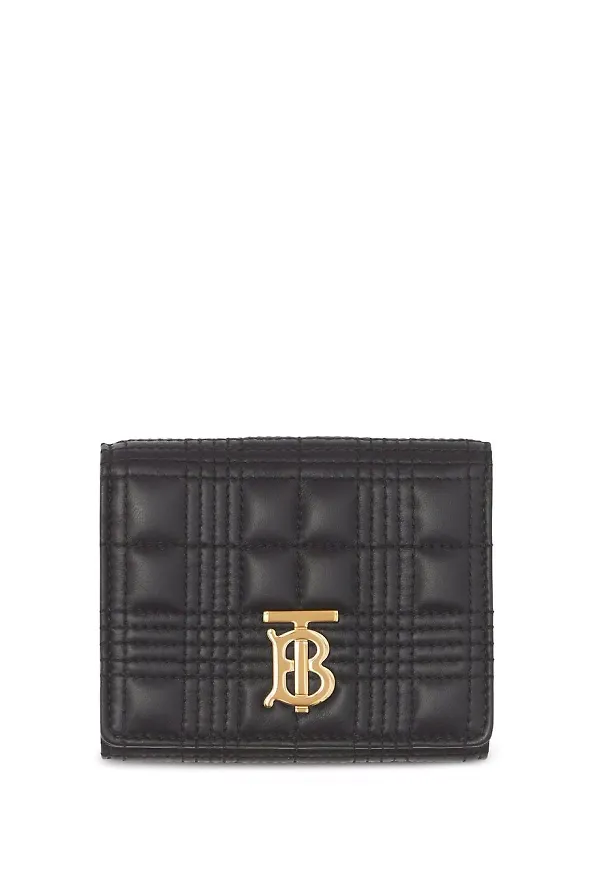 Burberry Lola quiltad plånbok - Svart