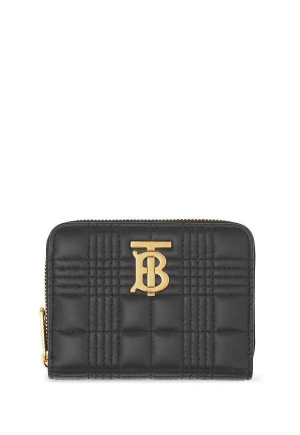 Burberry Lola quiltad plånbok - Svart