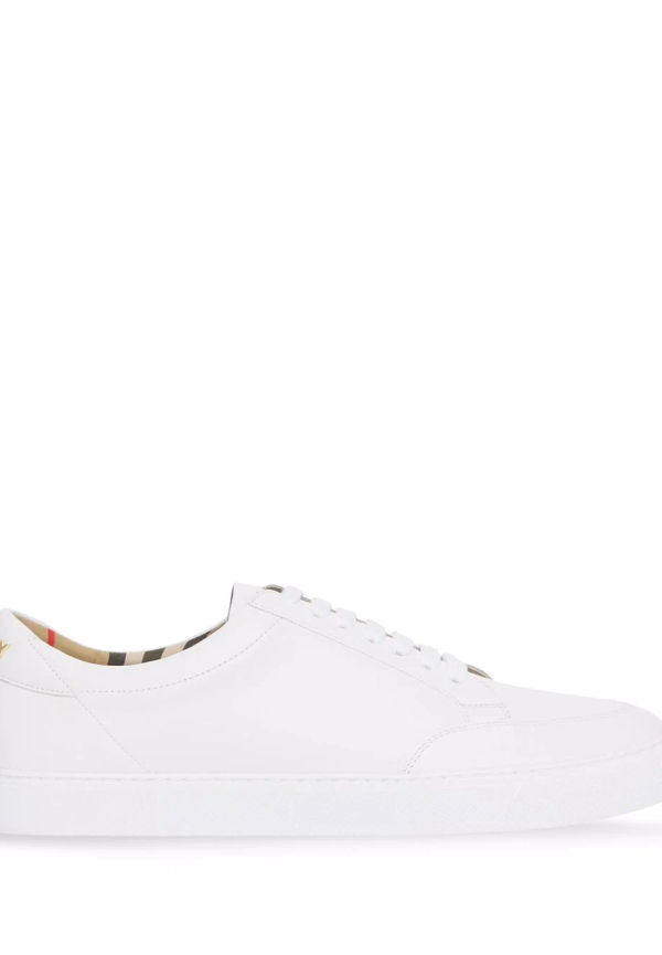 Burberry låga sneakers med logotyp - Vit