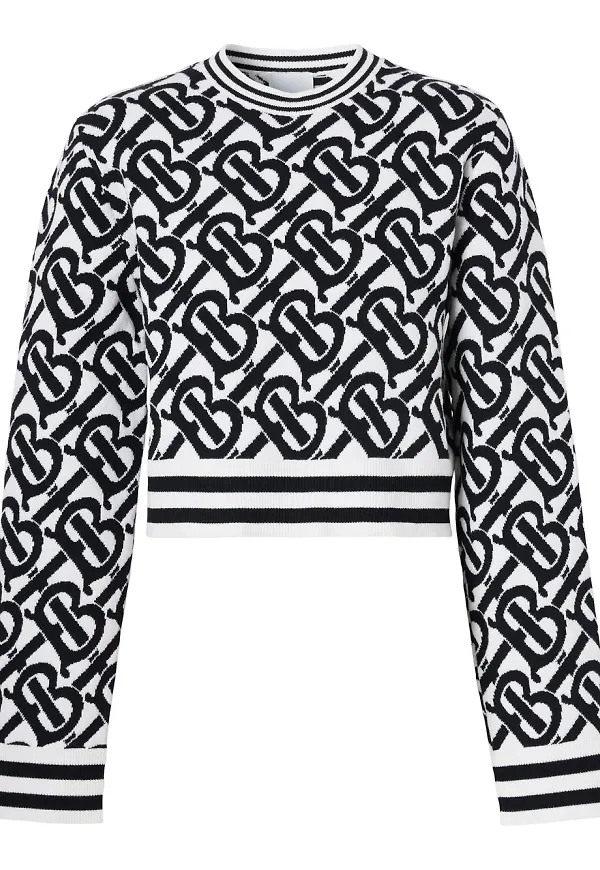 Burberry långärmad tröja - Svart