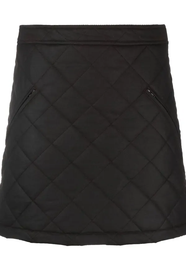 Burberry midikjol med hög midja - Brun