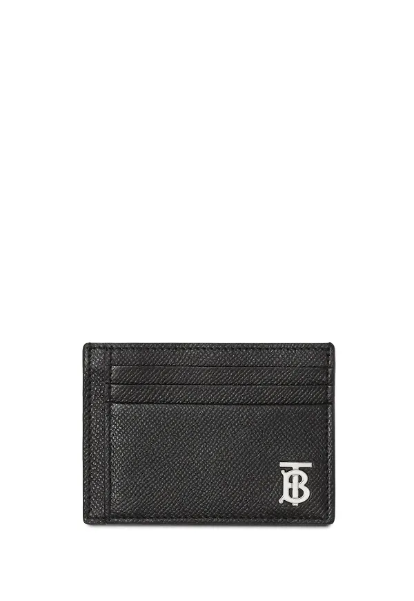 Burberry monogram-plaque card case - Svart