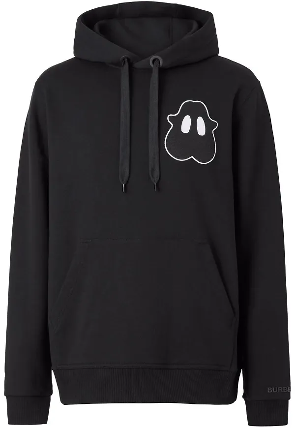 Burberry monstergrafisk hoodie - Svart