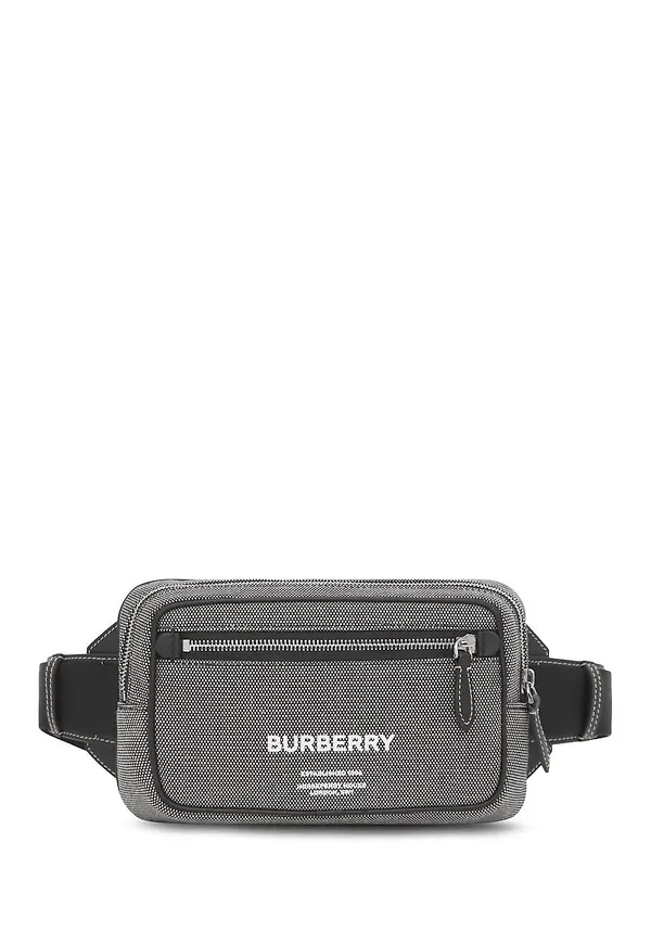 Burberry mönstrad midjeväska - Grå