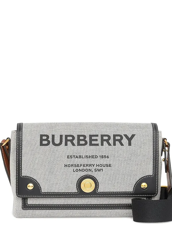 Burberry Note Horseferry axelväska - Svart