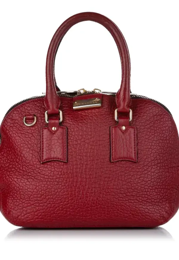 Burberry Orchard Leather Handbag