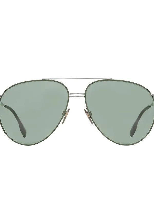 Burberry pilotsolglasögon - Grön