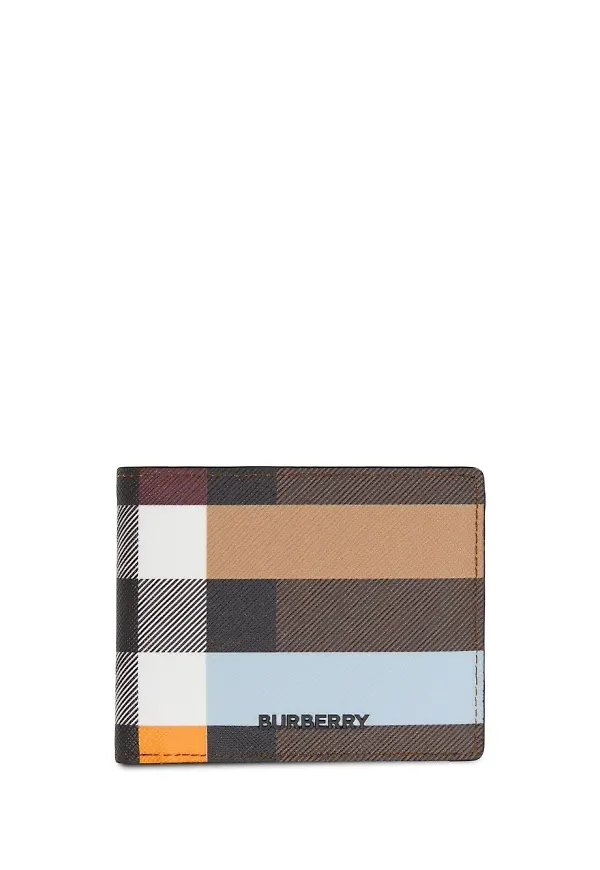 Burberry plånbok med färgblock - Brun