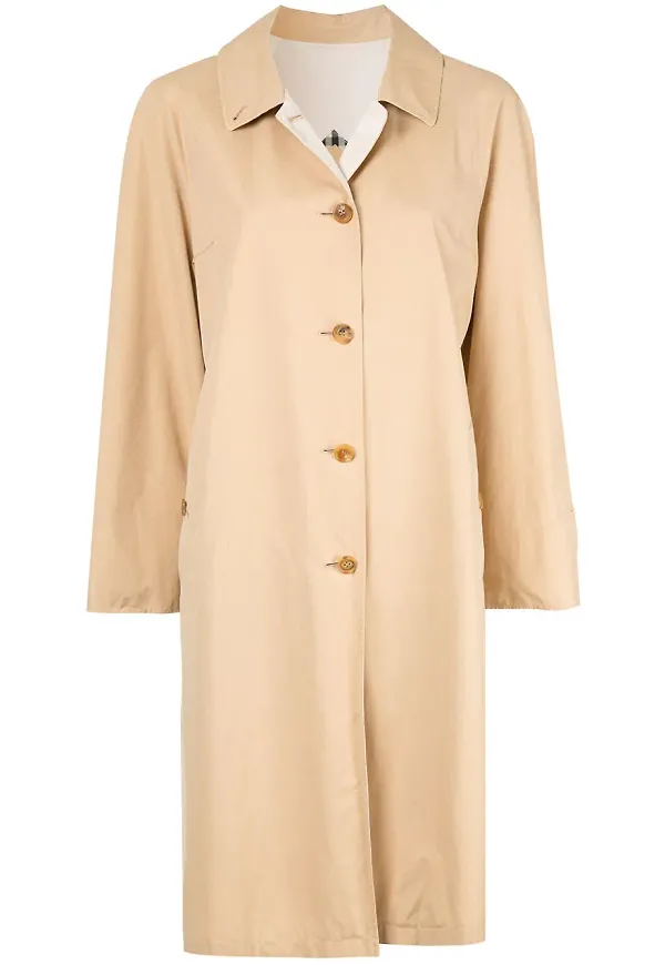 Burberry Pre-Owned långärmad kappa - Brun