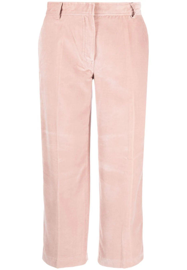 Burberry Pre-Owned trekvartsbyxor med raka ben från 2000-talet - Rosa