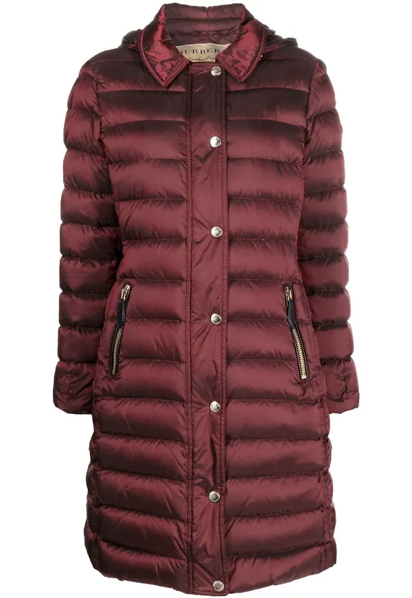 Burberry Pre-Owned vadderad kappa från 2010-talet - Röd
